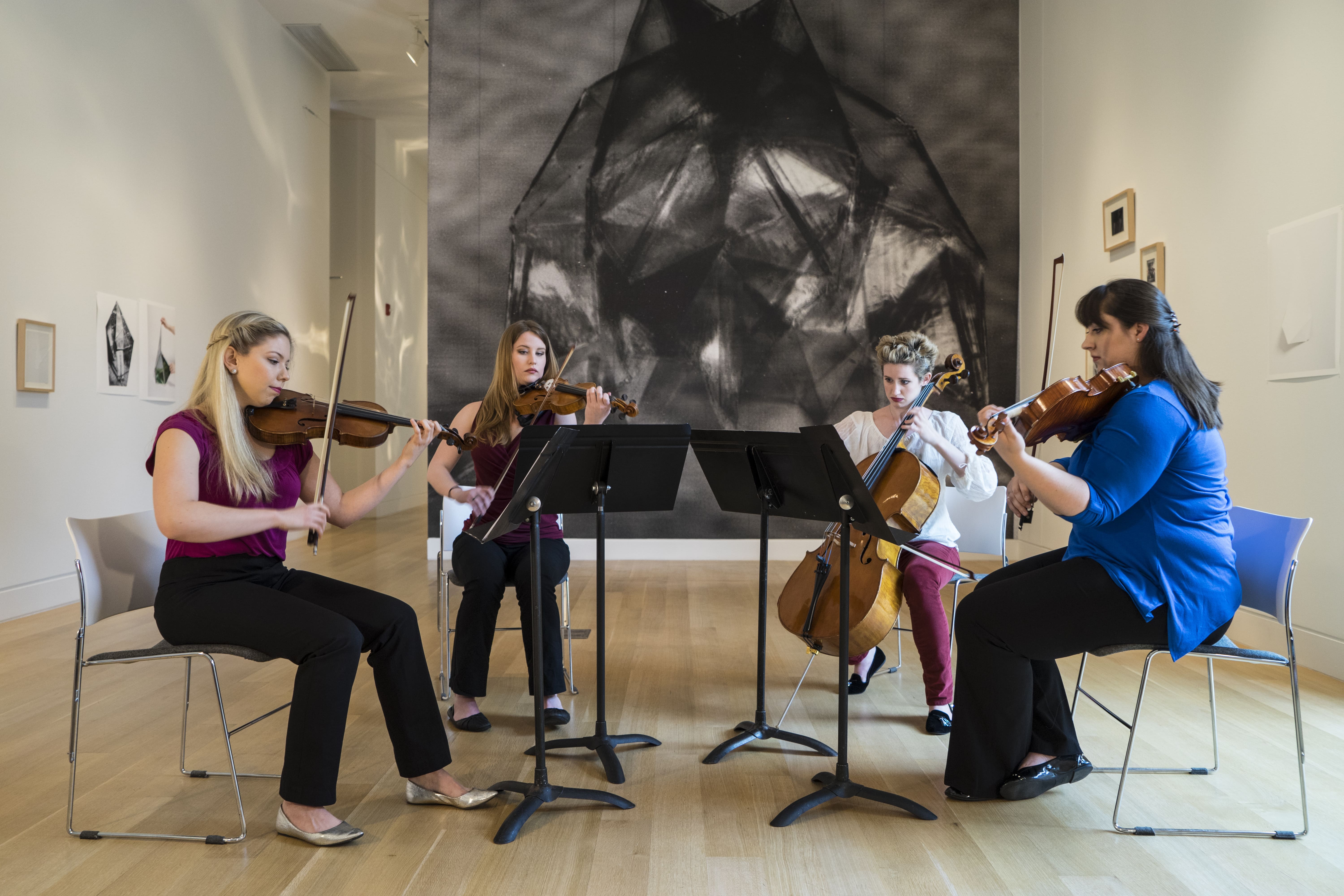 String Quartet in the DePaul Art Museum